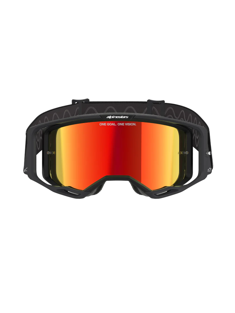 Alpinestars Vision 8 Corp MX Goggles Black Mirror Red