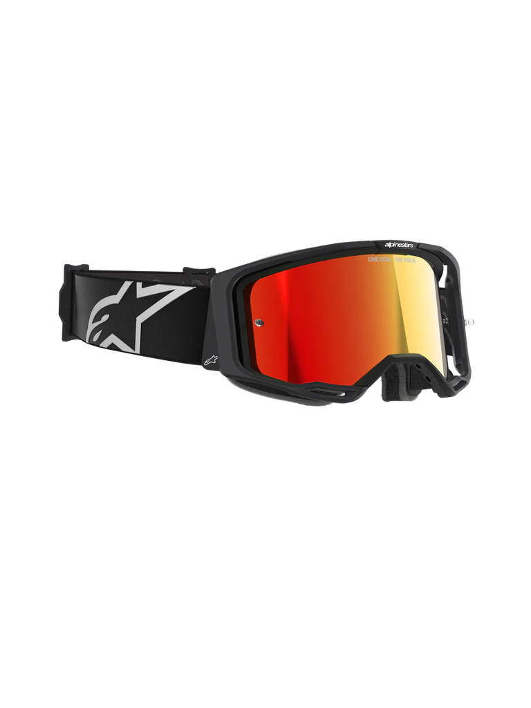 Alpinestars Vision 8 Corp MX Goggles Black Mirror Red