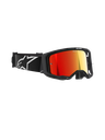Alpinestars Vision 8 Corp MX Goggles Black Mirror Red
