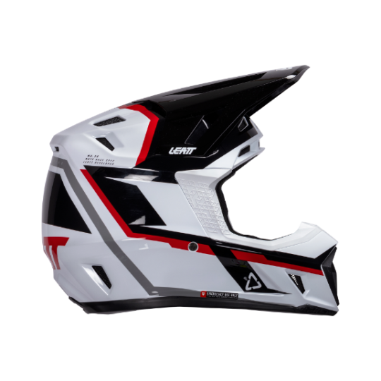 Leatt Moto 7.5 V26 MX Helmet Kit White/Red