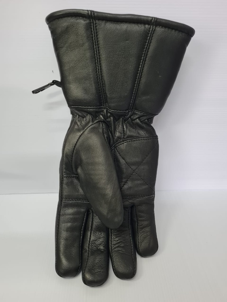 Leather Road Glove Winter Black