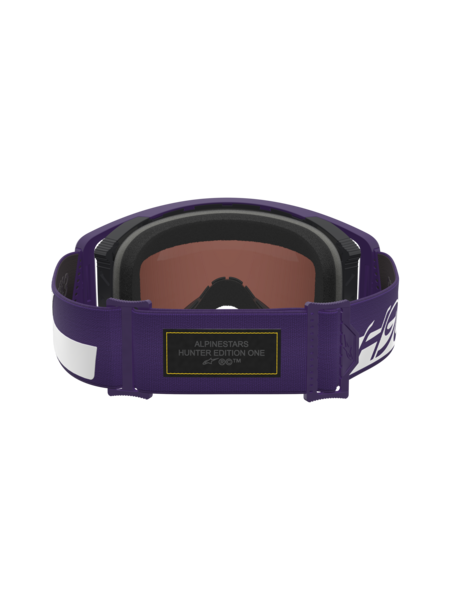 Alpinestars Goggles Supertech Hunta Purple/White Mirror Silver