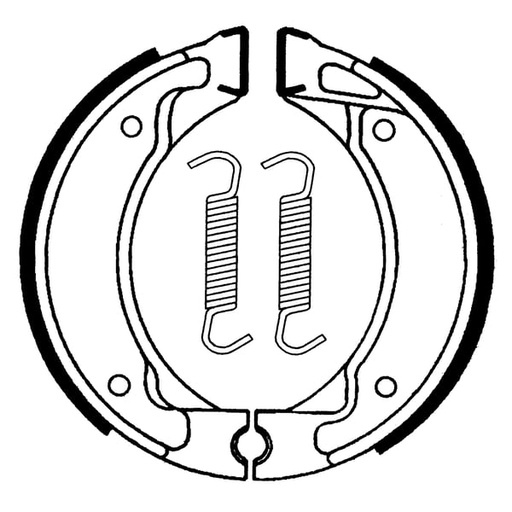 [MTX-92-M304] Motrix Brake Shoe 110X25
