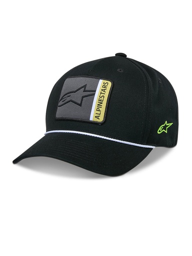 [ALP-AS1235-81430/10] Alpinestars Specific Snapback Curve Bill Snap Black