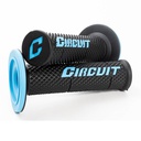 Circuit V Racing MX Grips Closed Black/Flo Blue