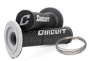 Circuit V Racing MX Grips Closed Black/Flo Blue