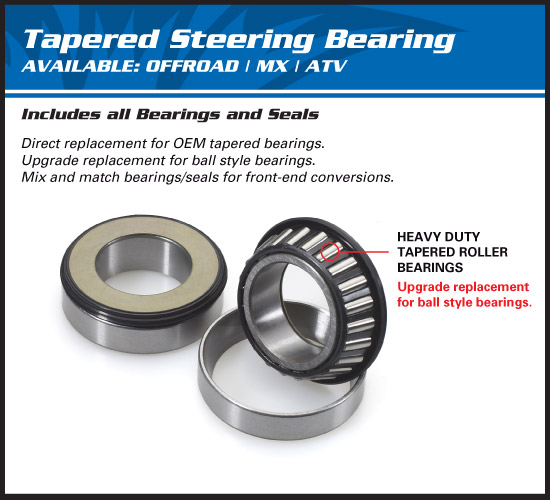 All Balls Steering Head Bearing Kit Kawasaki KLR650