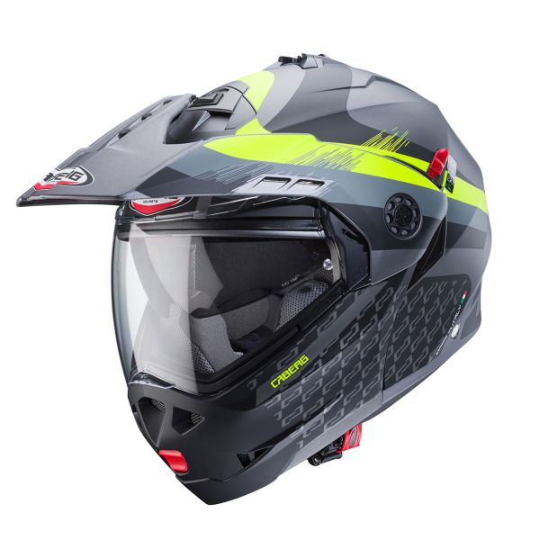 Caberg ADV Helmet Tourmax X Sarabe Matt Gun Metal/Black/Fluo