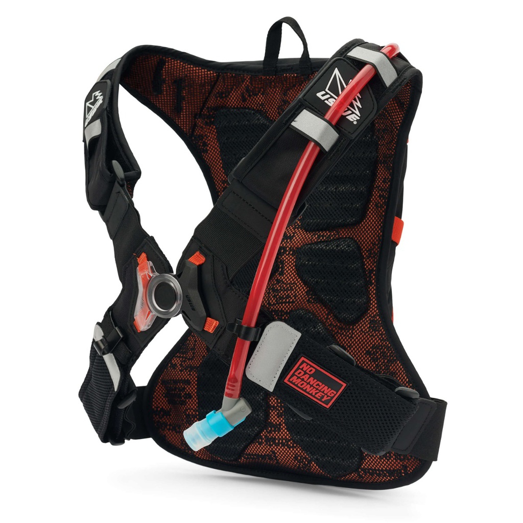 Uswe Raw 4 Hydration Backpack Carbon Orange 