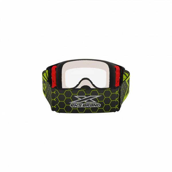 EKS Brand Lucid Goggle Black/Flo Yellow