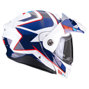 Scorpion EXO Flip Up ADV Helmet ADX2 Camino Red/White/Blue