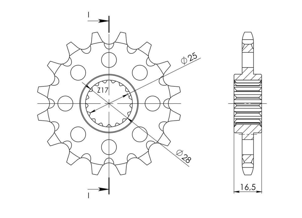 Supersprox Steel Front Sprocket 16T KTM 950-1290