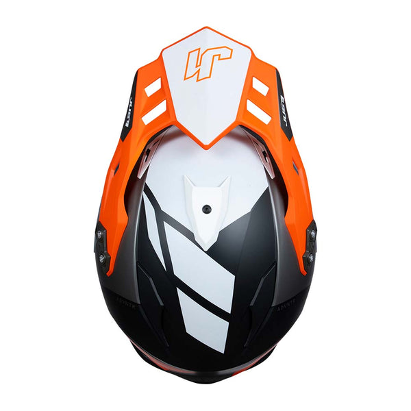 Just1 ADV Helmet J34 Outerspace White/Fluo Orange/Black