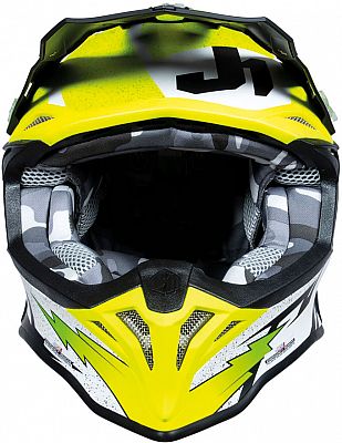 Just1 MX Helmets J39 Poseidon Fluo Yellow/Black/White