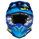 Just1 MX Helmets J39 Poseidon Fluo Yellow/Blue