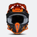 Just1 MX Helmets J18 Hexa Orange/Titanium/Black