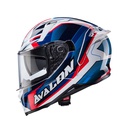 Caberg Avalon X Optic Full Face Helmet White/Blue/Red