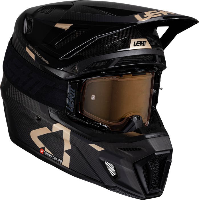 Leatt Moto 9.5 Carbon MX Helmet Kit Black