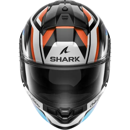 Shark Ridill 2 Full Face Helmet Apex KWB White/Black/Orange/Blue