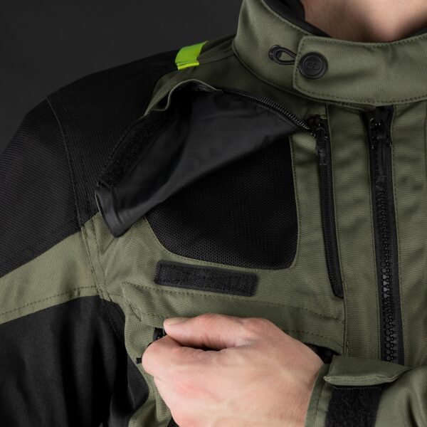 Oxford Rockland MS Jacket Khaki/Black/Fluo