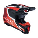 Just1 MX Helmet J40 Flash Matt Red/White/Black