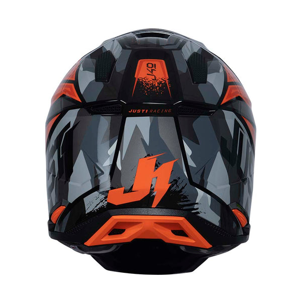 Just1 MX Helmet J40 Shooter Camo Gloss Orange/Black