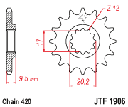 JT Sprocket Front JTF1906 14T