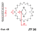 JT Sprocket Front JTF548 14T