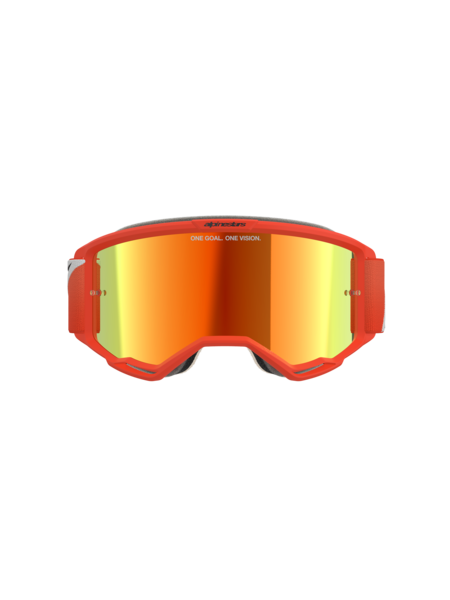 Alpinestars Vision 5 Corp MX Goggles Orange Mirror Red