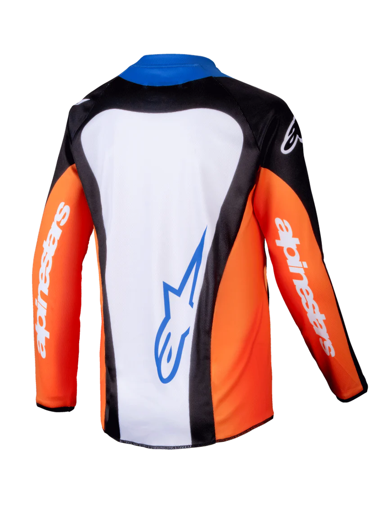 Alpinestars Youth Racer Melt Jersey Orange/Blue