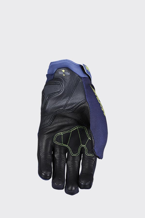 Five Stunt Evo2 Road Glove Night Blue/Fluo Yellow
