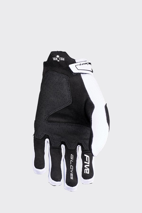 Five MXF3 Race Motocross Glove White/Black