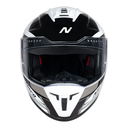Nitro Helmet Full Face N700 Contour Black/White/Gun Metal