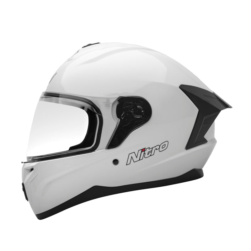 Nitro Helmet Uno White