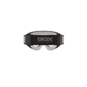 EKS Brand GOX Flat Out Silver Mirror Goggles Black/Grey