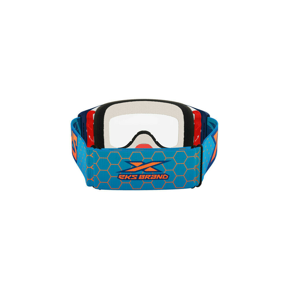 EKS Brand Lucid Goggle Cyan/Flo Orange/White