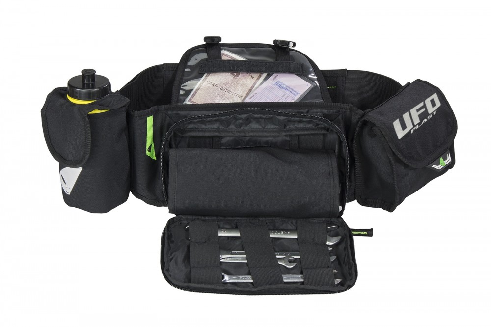 UFO MX Waist Pack with Bottle & Tool Holder Black