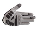 Lizzard Race Long Finger Glove Grey/Black