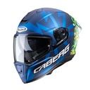 Caberg Drift Evo Storm Full Face Helmet J1 Matt Blue/Yellow Fluo/Green Fluo