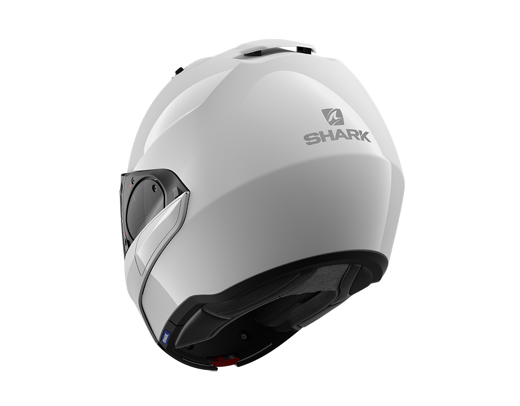 Shark Evo-ES Blank Flip Up Helmet White