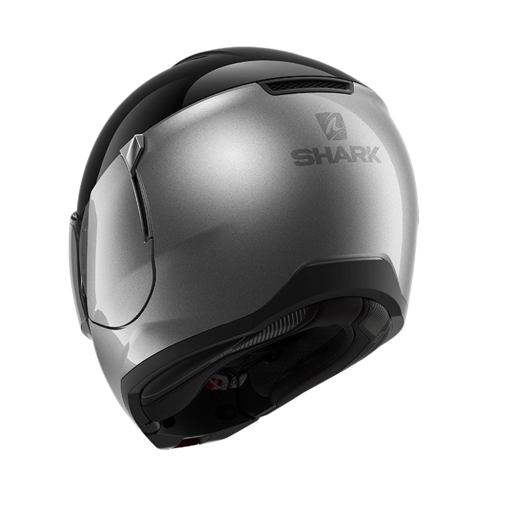 Shark Evojet Dual Blank Flip Up Helmet Black/Grey