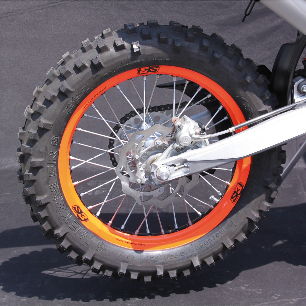 S3 Enduro Wheel Sticker Kit Black