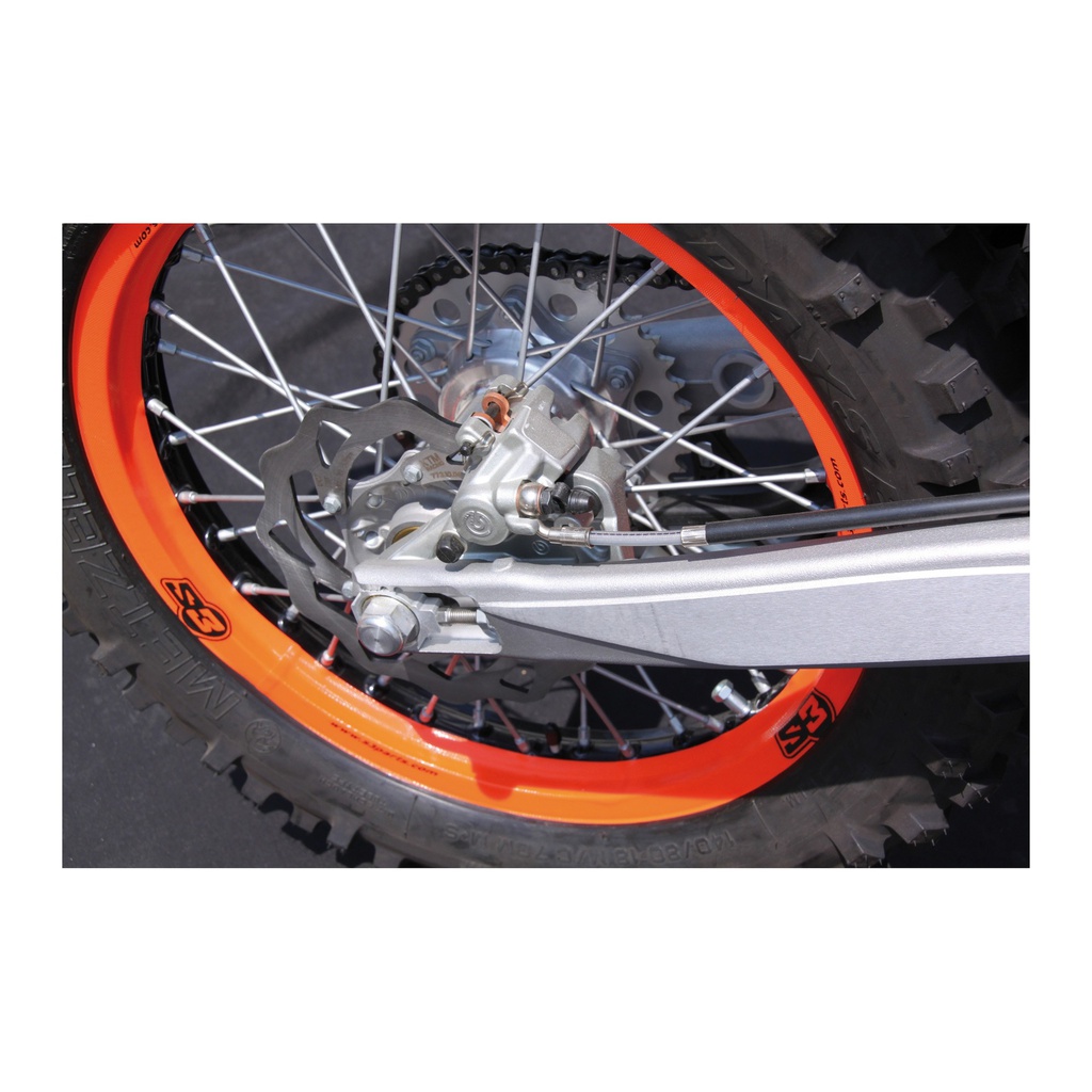 S3 Enduro Wheel Sticker Kit Black