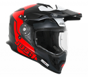 Just1 J34 Pro Tour Adventure Helmet Fluo Red/Black