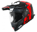 Just1 J34 Pro Tour Adventure Helmet Fluo Red/Black