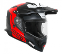 Just1 J34 Pro Tour Adventure Helmet Fluo Red/Black