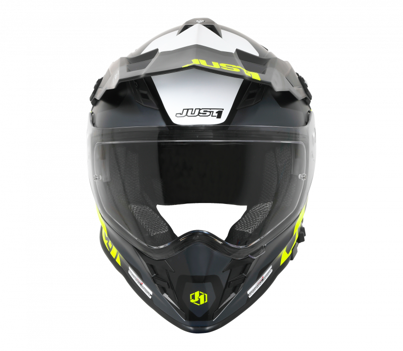 Just1 J34 Pro Tour Adventure Helmet Fluo Yellow/Black