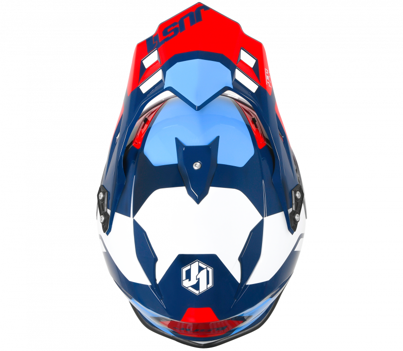 Just1 J34 Pro Tour Adventure Helmet Red/Blue