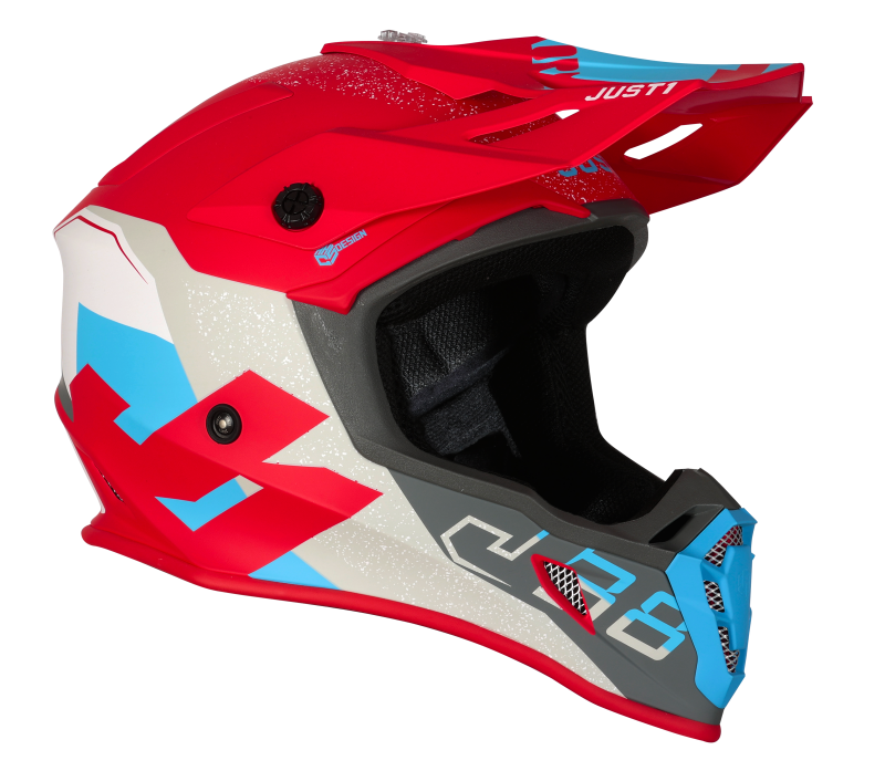 Just1 J38 Korner MX Helmet Blue/Red