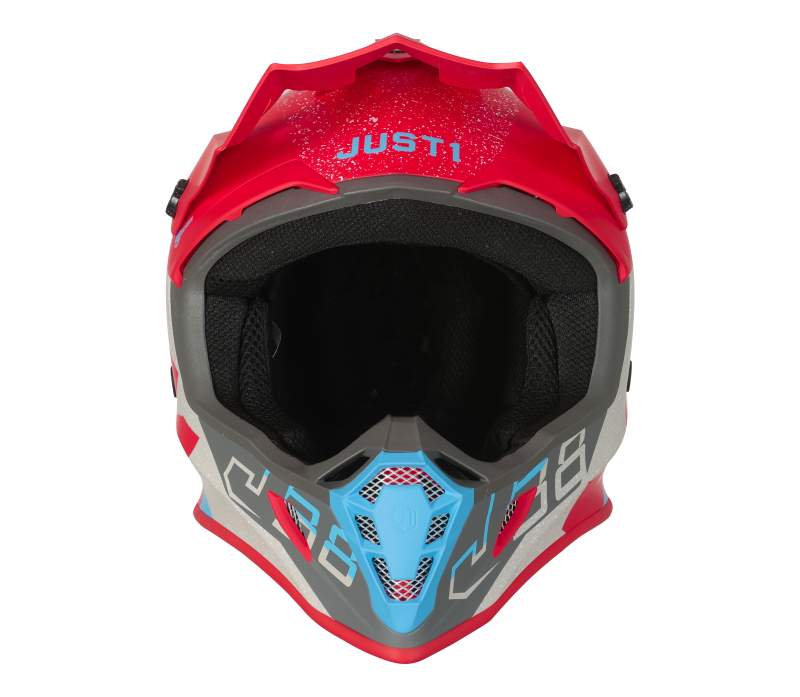 Just1 J38 Korner MX Helmet Blue/Red